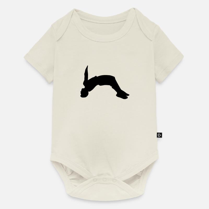 Backflip - Baby Premium Kurzarmbody - Naturweiß