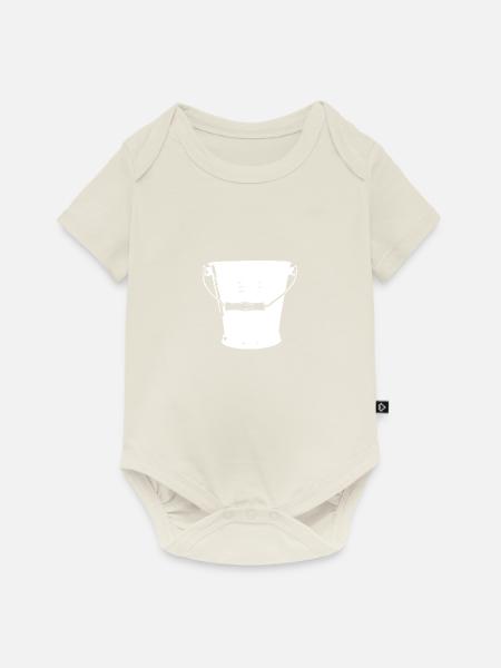 eimer bucket - Baby Premium Kurzarmbody - Naturweiß