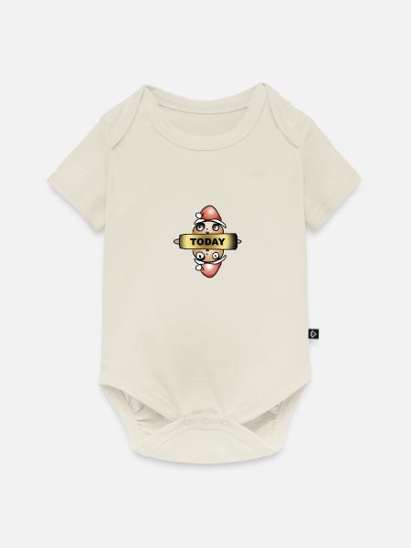 Today - Baby Premium Kurzarmbody - Naturweiß
