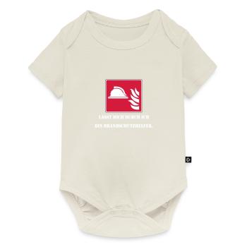 Lasst mich durch ich bin Brandschutzhelfer (weiß) - Baby Premium Kurzarmbody - Naturweiß - Vorne