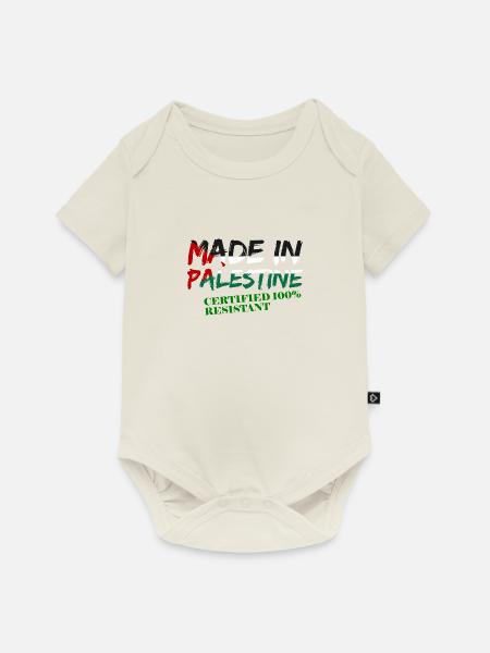 Palestine Resistant - Baby Premium Kurzarmbody - Naturweiß