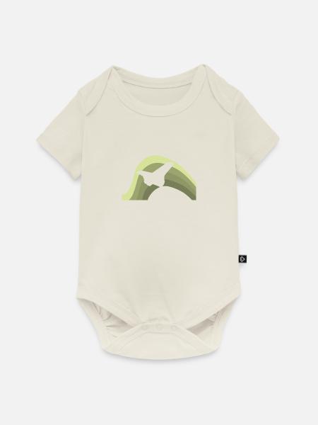 Flieger Flieger Pilot - Baby Premium Kurzarmbody - Naturweiß