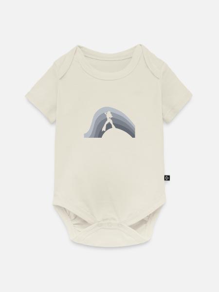 Disco Elektronisch - Baby Premium Kurzarmbody - Naturweiß