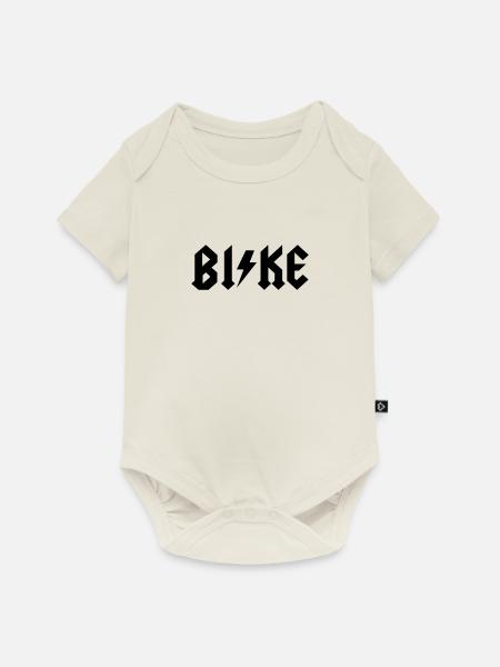 Biker - Baby Premium Kurzarmbody - Naturweiß