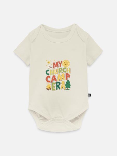 In My Church Camp Era VBS, Bible Camp Fun - Baby Premium Kurzarmbody - Naturweiß
