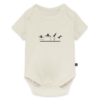 Gymnastics, Gymnast - Baby Premium short-sleeve bodysuit - off white - Front