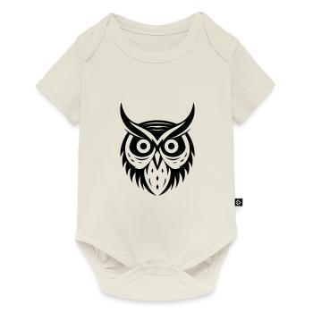 owl animal - Baby Premium short-sleeve bodysuit - off white - Front