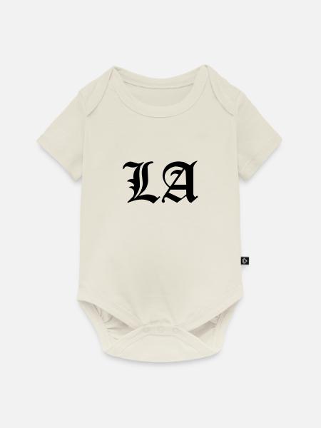 Los Angeles - Baby Premium Kurzarmbody - Naturweiß