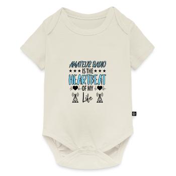 Amateur Radio Radio Radio Radio Radio Amateur Vintage - Baby Premium short-sleeve bodysuit - off white - Front