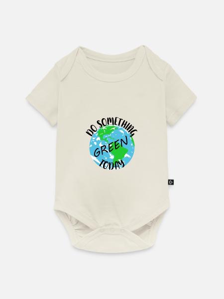 Naturschutz Klima Naturschützer Meer - Baby Premium Kurzarmbody - Naturweiß