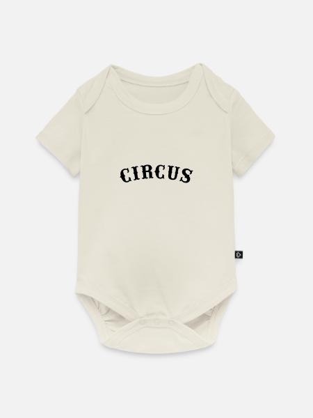 Circus - Baby Premium Kurzarmbody - Naturweiß