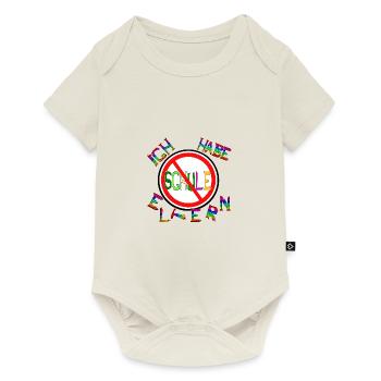 Schule? Ich habe Eltern! Freilerner sind gut! - Baby Premium Kurzarmbody - Naturweiß - Vorne