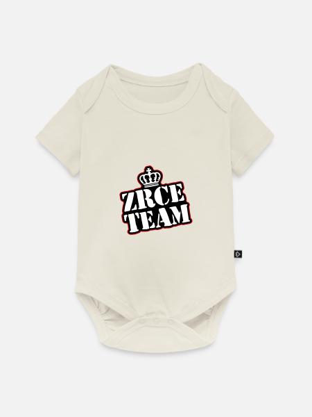 Zrce Team - Baby Premium Kurzarmbody - Naturweiß