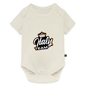 Italy Team - Baby Premium short-sleeve bodysuit - off white - Front