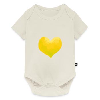 Heart Love In Love Wedding - Baby Premium short-sleeve bodysuit - off white - Front