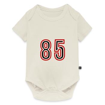 85 Number Years Jersey - Baby Premium short-sleeve bodysuit - off white - Front
