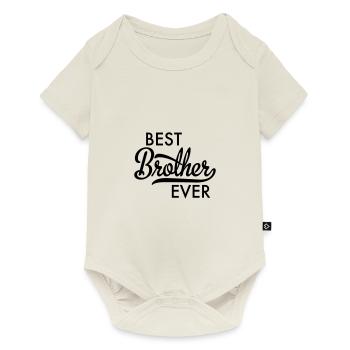 Brother - Baby Premium short-sleeve bodysuit - off white - Front