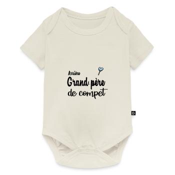 Arrière Grand-père - Body à manches courtes Premium Bébé - blanc cassé - Devant