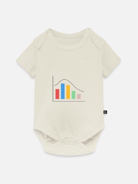 Pale - graph - Baby Premium Kurzarmbody - Naturweiß