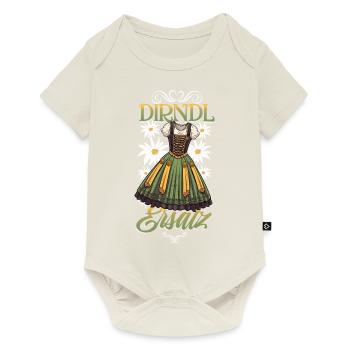 Dirndl Ersatz Damen Tracht Trachtenshirt - Baby Premium short-sleeve bodysuit - off white - Front