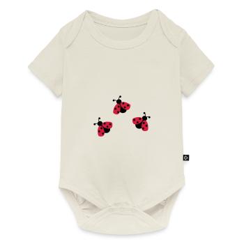 Coccinelle - Body à manches courtes Premium Bébé - blanc cassé - Devant