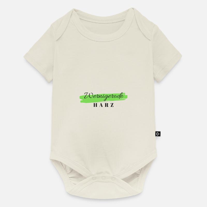 Wernigerode Harz - Baby Premium Kurzarmbody - Naturweiß
