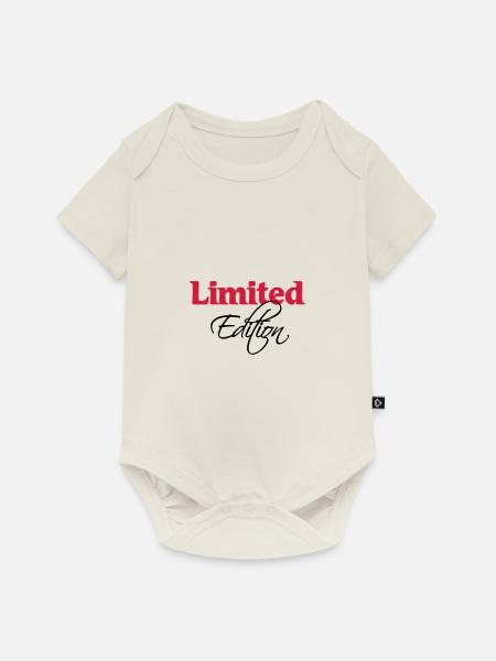 Limited Edition - Baby Premium Kurzarmbody - Naturweiß