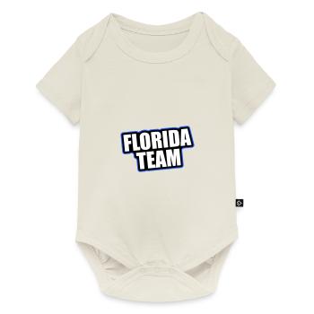 Vacances de voyage de l’équipe de Floride - Body à manches courtes Premium Bébé - blanc cassé - Devant