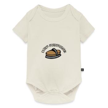 Extrem-Pferdepflegerin - Baby Premium Kurzarmbody - Naturweiß - Vorne