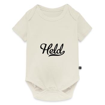Held - Baby Premium Kurzarmbody - Naturweiß - Vorne