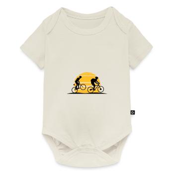 MOUNTAINBIKE GRAVEL vélo soleil - Body à manches courtes Premium Bébé - blanc cassé - Devant
