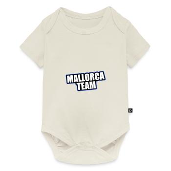 Vacances de voyage de l’équipe de Majorque - Body à manches courtes Premium Bébé - blanc cassé - Devant