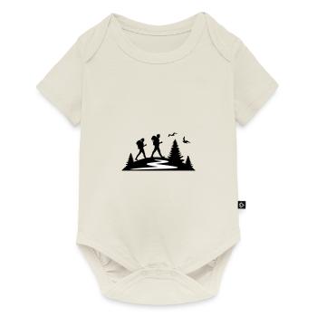 WANDERN Trees - Baby Premium short-sleeve bodysuit - off white - Front