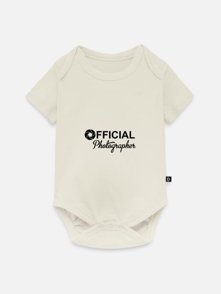 Fotograf - Baby Premium Kurzarmbody - Naturweiß