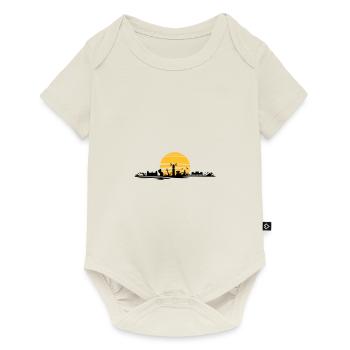 RÜGEN ÎLE D’OSTEE Phare Emblème - Body à manches courtes Premium Bébé - blanc cassé - Devant