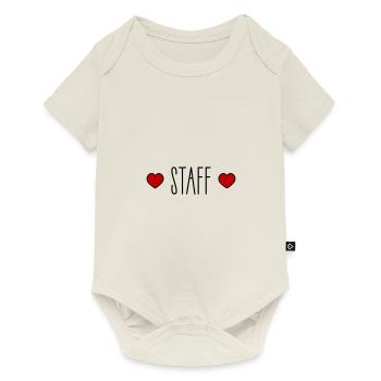 Staff Heart - Baby Premium short-sleeve bodysuit - off white - Front