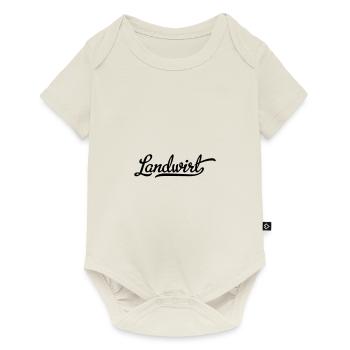 Landwirt - Baby Premium Kurzarmbody - Naturweiß - Vorne