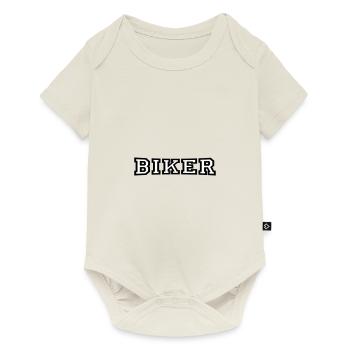 Biker - Baby Premium short-sleeve bodysuit - off white - Front