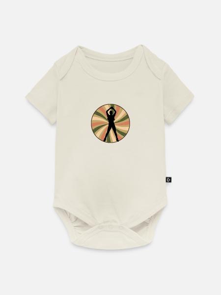 Übung Cardio - Baby Premium Kurzarmbody - Naturweiß