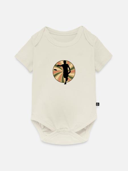 Frisbee Disc Sportart - Baby Premium Kurzarmbody - Naturweiß