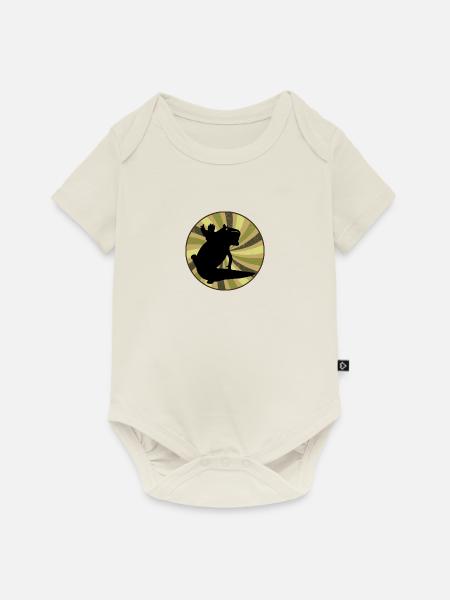 Axolotl Haustiere - Baby Premium Kurzarmbody - Naturweiß