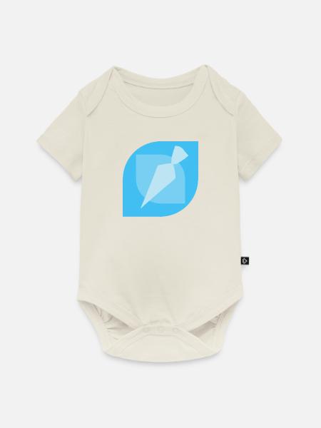 Backwaren Backen Backen - Baby Premium Kurzarmbody - Naturweiß