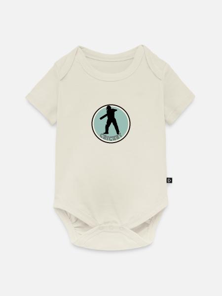 Cricket Pitcher - Baby Premium Kurzarmbody - Naturweiß