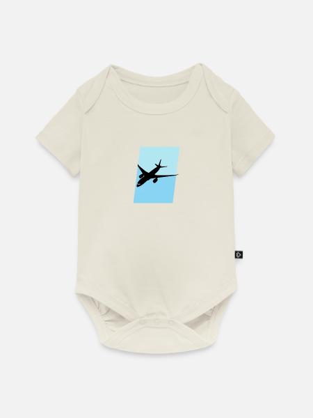 Aerospace Engineering Fliegen Aerospace - Baby Premium Kurzarmbody - Naturweiß