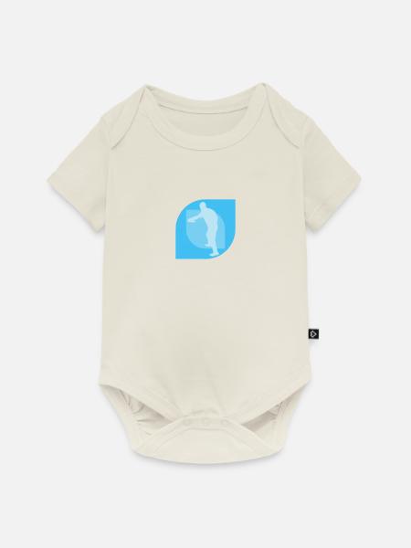 Disc Discgolf Discgolf - Baby Premium Kurzarmbody - Naturweiß