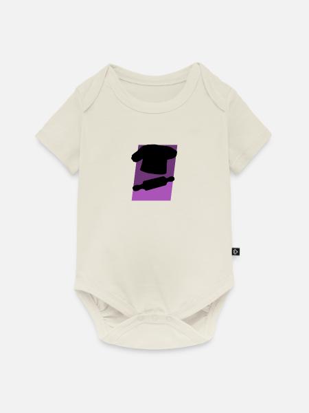 Backwaren Cupcake Backwaren - Baby Premium Kurzarmbody - Naturweiß