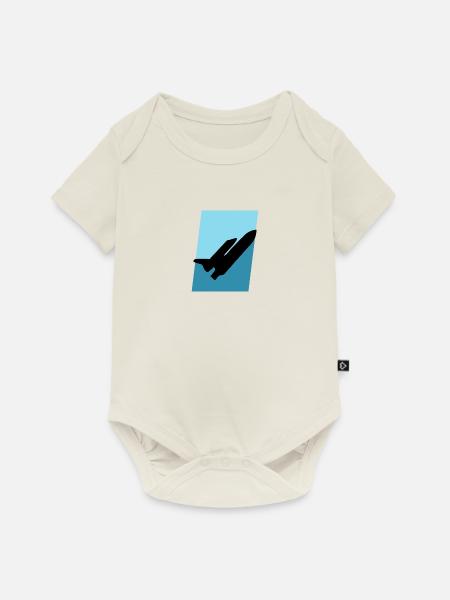 Aerospace Engineering Flugzeug Flugzeug - Baby Premium Kurzarmbody - Naturweiß