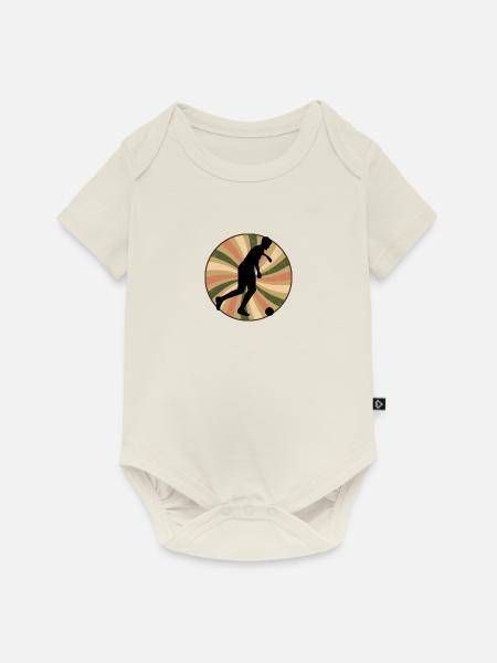 Futsalmannschaft Futsal - Baby Premium Kurzarmbody - Naturweiß