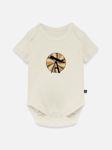 Himmelskörper Astronomie - Baby Premium Kurzarmbody - Naturweiß