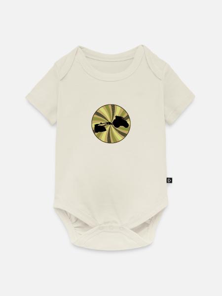 Ernte Hof - Baby Premium Kurzarmbody - Naturweiß